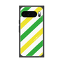 プレミアムスクエアケース［ Big Stripe - Green × Yellow ］
