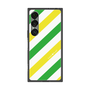 プレミアムスクエアケース［ Big Stripe - Green × Yellow ］