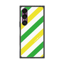 プレミアムスクエアケース［ Big Stripe - Green × Yellow ］