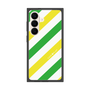 プレミアムスクエアケース［ Big Stripe - Green × Yellow ］