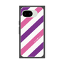 プレミアムスクエアケース［ Big Stripe - Purple × Pink ］