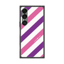 プレミアムスクエアケース［ Big Stripe - Purple × Pink ］