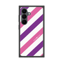 プレミアムスクエアケース［ Big Stripe - Purple × Pink ］