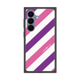 プレミアムスクエアケース［ Big Stripe - Purple × Pink ］
