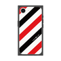 プレミアムスクエアケース［ Big Stripe - Red × Black ］