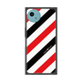 プレミアムスクエアケース［ Big Stripe - Red × Black ］