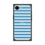 プレミアムスクエアケース［ Small Border - Blue ］