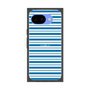 プレミアムスクエアケース［ Small Border - Blue ］