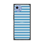 プレミアムスクエアケース［ Small Border - Blue ］