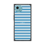 プレミアムスクエアケース［ Small Border - Blue ］