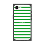 プレミアムスクエアケース［ Small Border - Green ］