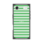 プレミアムスクエアケース［ Small Border - Green ］