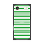 プレミアムスクエアケース［ Small Border - Green ］