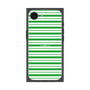 プレミアムスクエアケース［ Small Border - Green ］