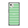 プレミアムスクエアケース［ Small Border - Green ］