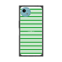 プレミアムスクエアケース［ Small Border - Green ］