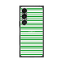 プレミアムスクエアケース［ Small Border - Green ］