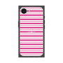 プレミアムスクエアケース［ Small Border - Pink ］
