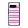 プレミアムスクエアケース［ Small Border - Pink ］