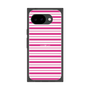 プレミアムスクエアケース［ Small Border - Pink ］