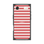 プレミアムスクエアケース［ Small Border - Red ］