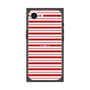 プレミアムスクエアケース［ Small Border - Red ］