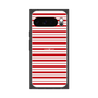 プレミアムスクエアケース［ Small Border - Red ］