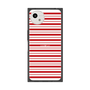 プレミアムスクエアケース［ Small Border - Red ］