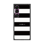 プレミアムスクエアケース［ Big Border - Black ］