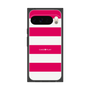プレミアムスクエアケース［ Big Border - Pink ］
