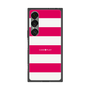 プレミアムスクエアケース［ Big Border - Pink ］