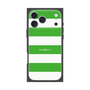 プレミアムスクエアケース［ Big Border - Green ］