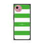 プレミアムスクエアケース［ Big Border - Green ］