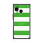 プレミアムスクエアケース［ Big Border - Green ］