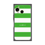 プレミアムスクエアケース［ Big Border - Green ］