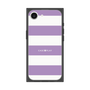 プレミアムスクエアケース［ Big Border - Purple ］