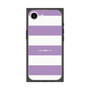 プレミアムスクエアケース［ Big Border - Purple ］