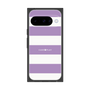 プレミアムスクエアケース［ Big Border - Purple ］