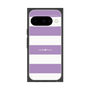 プレミアムスクエアケース［ Big Border - Purple ］