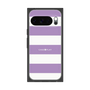 プレミアムスクエアケース［ Big Border - Purple ］