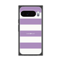 プレミアムスクエアケース［ Big Border - Purple ］