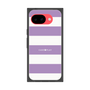 プレミアムスクエアケース［ Big Border - Purple ］