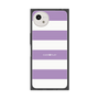 プレミアムスクエアケース［ Big Border - Purple ］