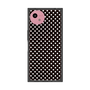 プレミアムスクエアケース［ Small Dot - Black ］