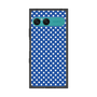 プレミアムスクエアケース［ Small Dot - Blue ］