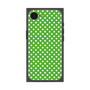 プレミアムスクエアケース［ Small Dot - Green ］