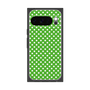 プレミアムスクエアケース［ Small Dot - Green ］