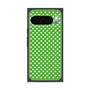 プレミアムスクエアケース［ Small Dot - Green ］
