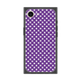 プレミアムスクエアケース［ Small Dot - Purple ］