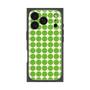 プレミアムスクエアケース［ Big Dot - Green ］